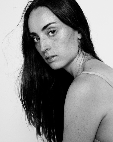 Casting polaroid of Claire Davison